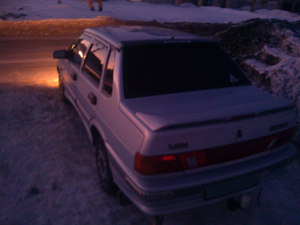 ПТФ от зажигания без габаритов. — Lada 2115, 1,5 л, 2005 года ...