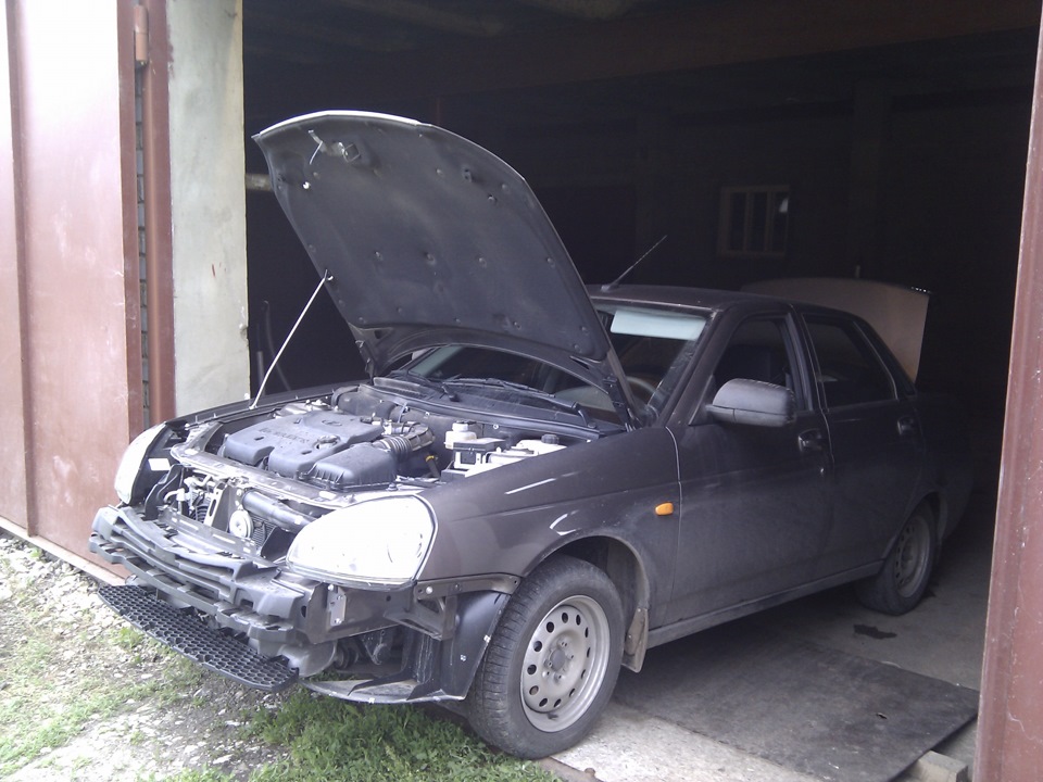 Противотуманки — Lada Приора седан, 1,6 л, 2013 года | другое | DRIVE2