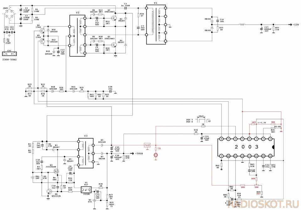 Переделка блока питания ATX на микросхеме DR C2002 в зарядное ...