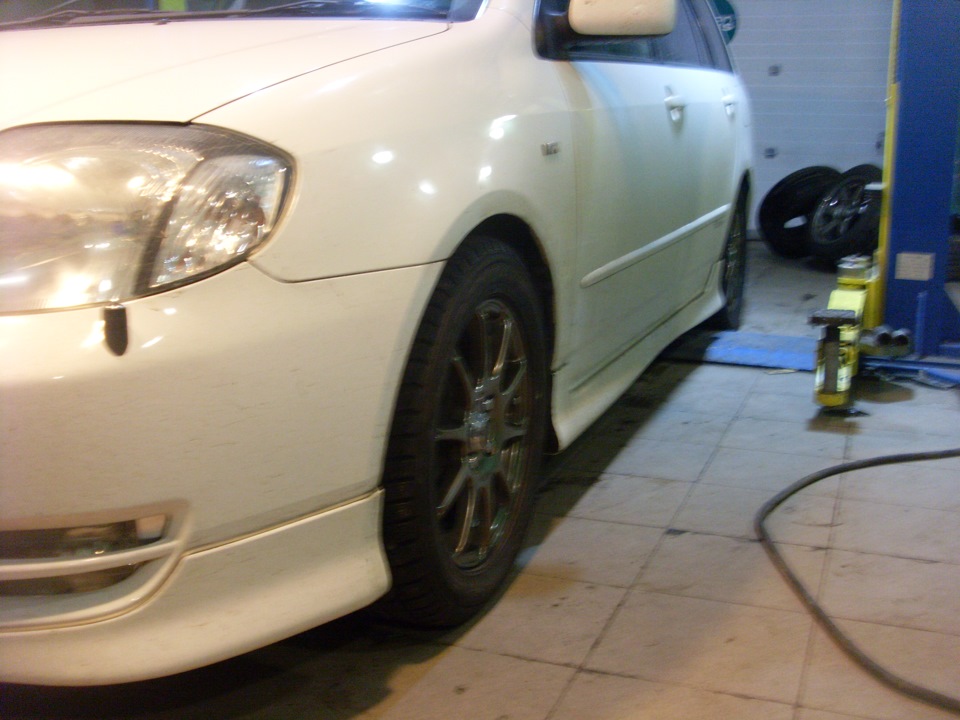 НОЧНОЙ ШИНОМОНТАЖ ИЛИ МАЛЫШ К ЗИМЕ ГОТОВ — Toyota Corolla Fielder (E120 ...
