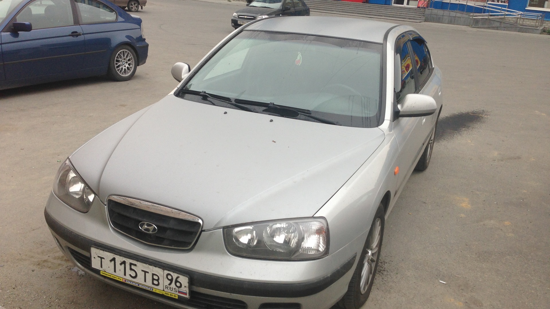 Hyundai Elantra (3G) 1.6 бензиновый 2003 | Машина пока серебристая на DRIVE2