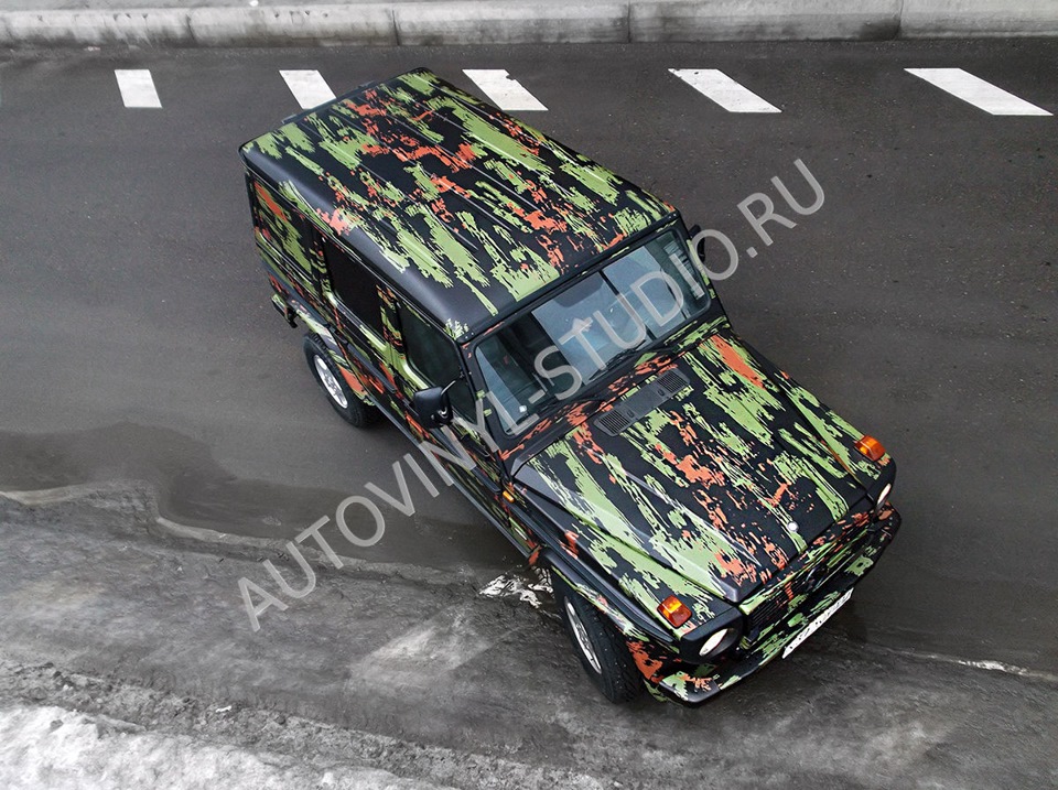 Камуфляж на авто — Автовинил — Автовинил на DRIVE2