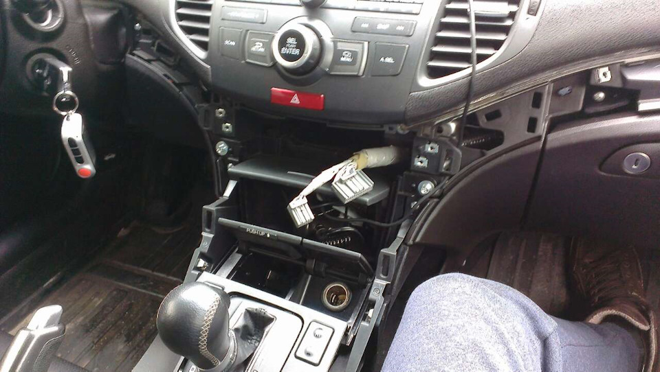 Honda accord 8 как снять