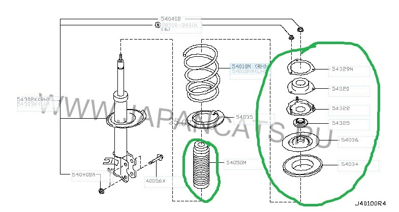 Передняя подвеска ниссан теана j32 схема