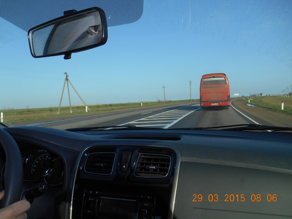 Первое весеннее семейное путешествие — Renault Logan (2G), 1,6 л, 2014 ...