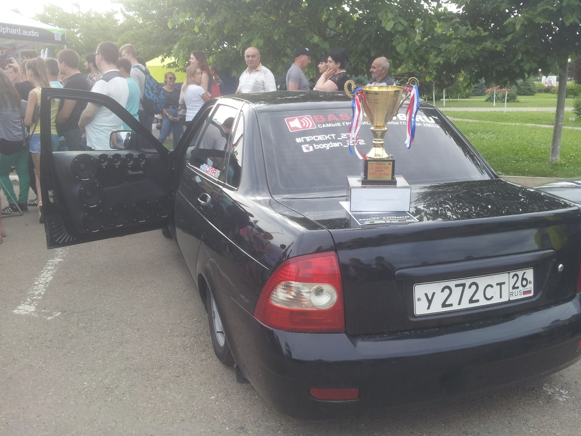 Соревнования по автозвуку в Армавире 10.06.17 и Каменск-Шахтинском 24.06.17  (SPL Show) — Lada Приора седан, 1,6 л, 2011 года | соревнования | DRIVE2