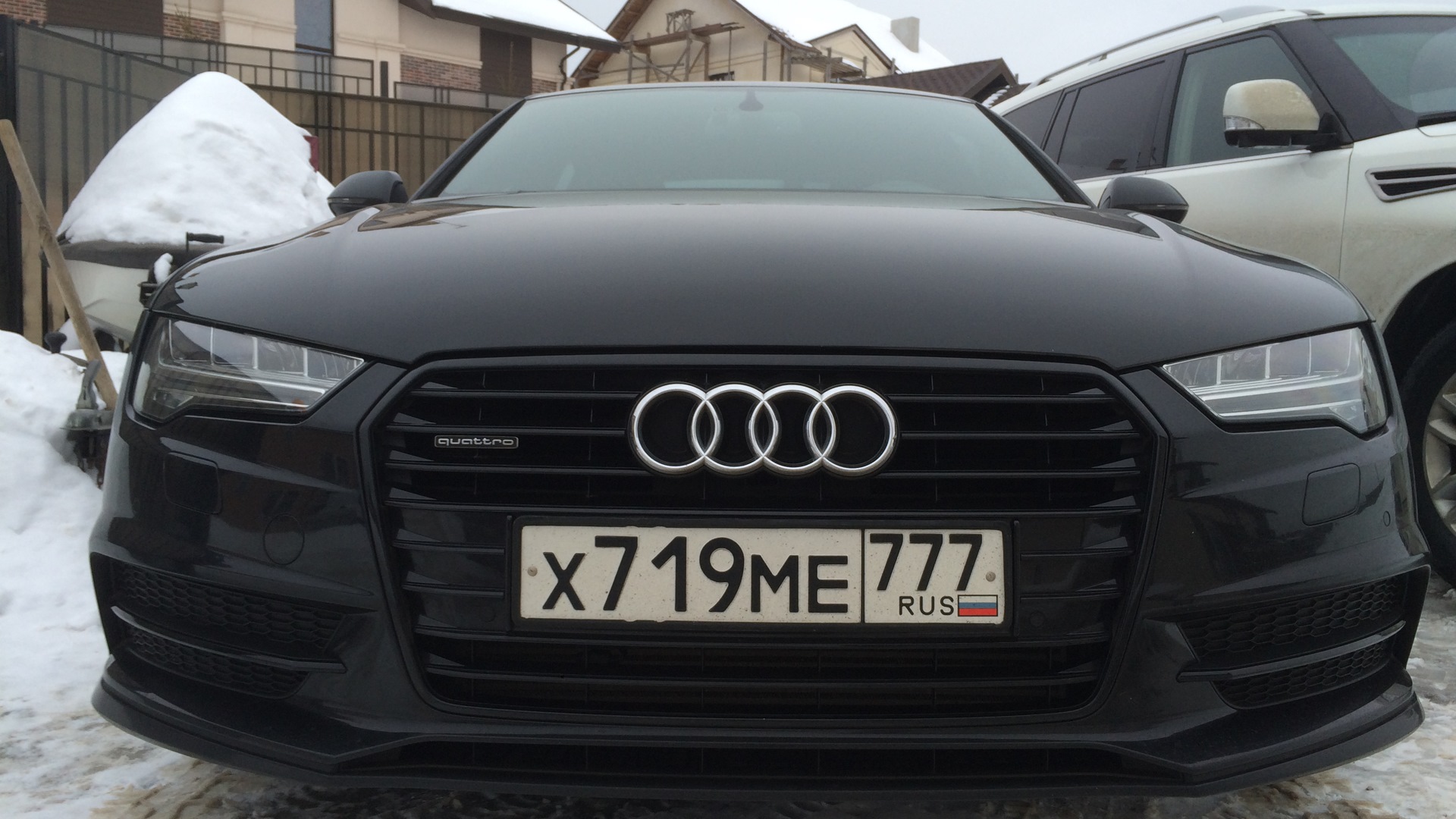 Audi a6 c7 оклейка хрома