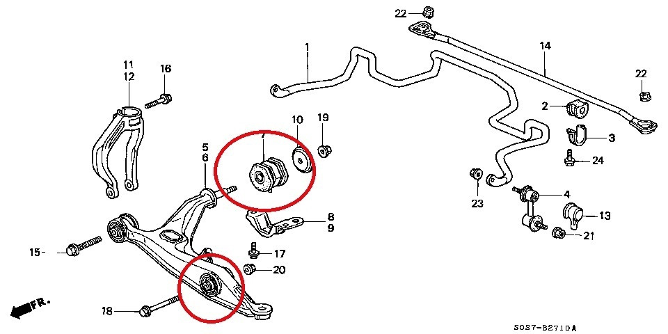 Хонда срв задняя подвеска схема