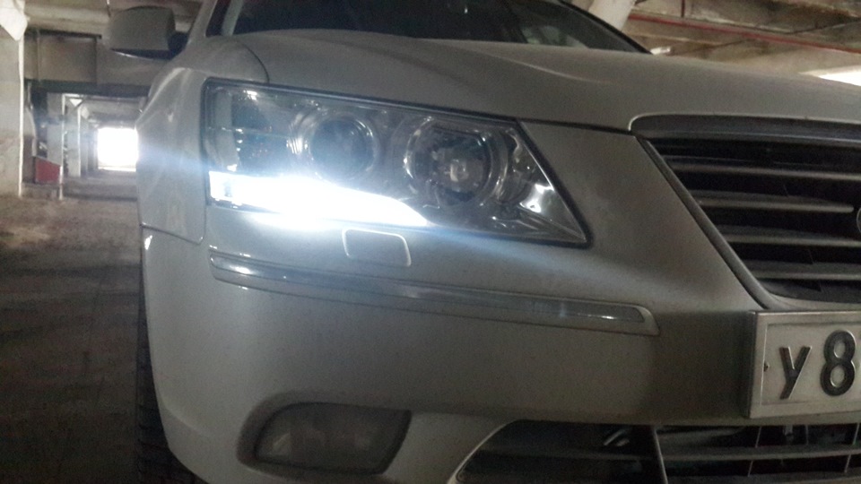 Новые диоды в габариты и новые лампочки в поворотники! — Hyundai Sonata ...