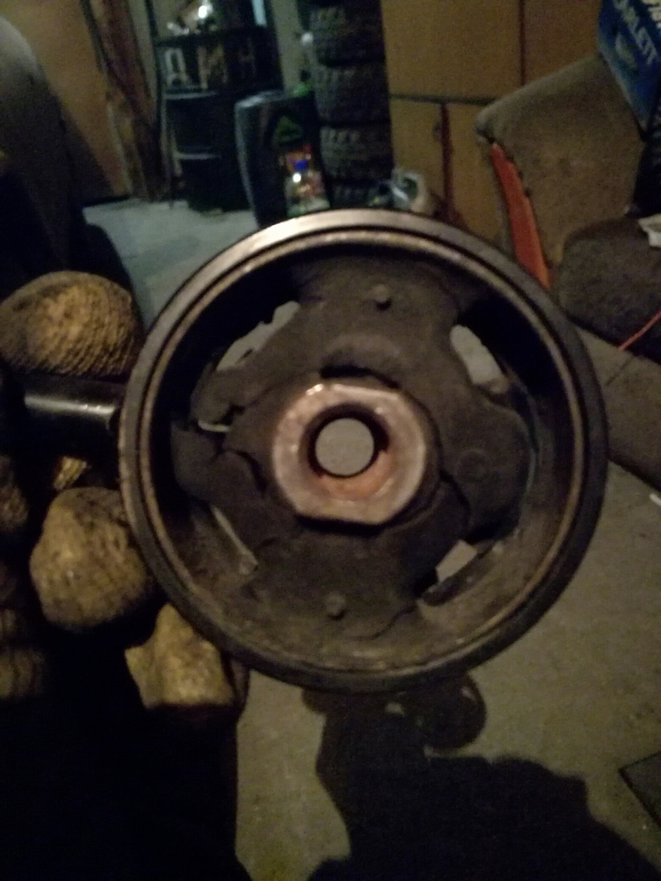 Замена верхней подушки двс — Toyota Mark II Qualis, 2,2 л, 1998 года ...