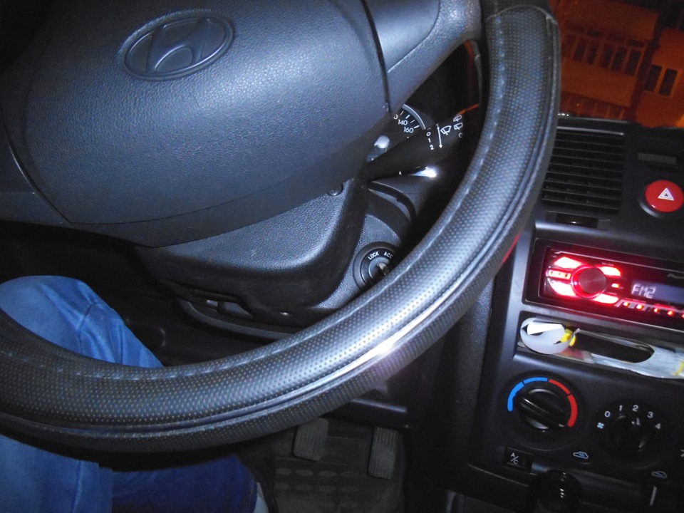 Оплетка на руль — Hyundai Getz, 1,4 л, 2009 года | аксессуары | DRIVE2