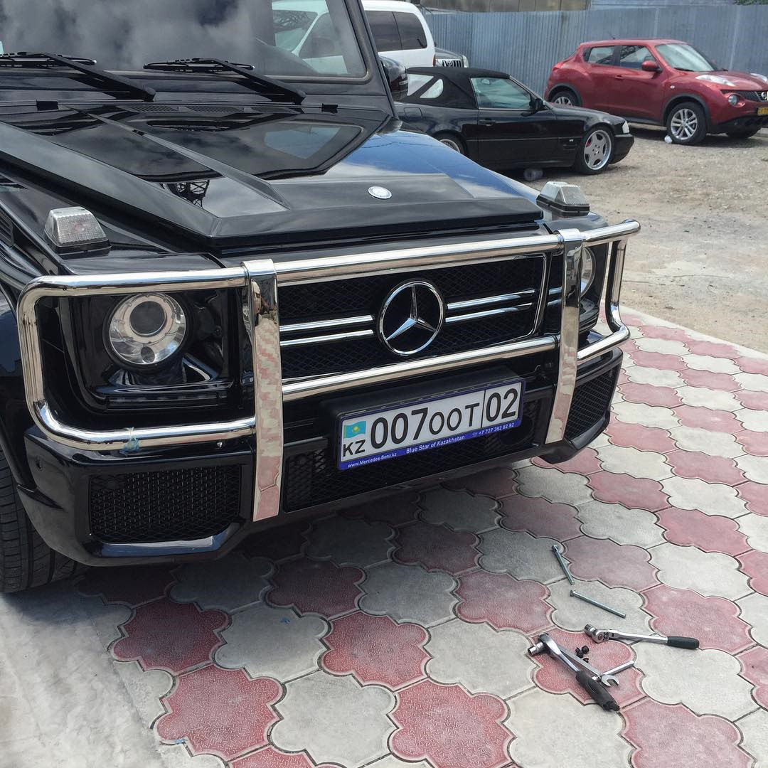 Mercedes g63 без бампера