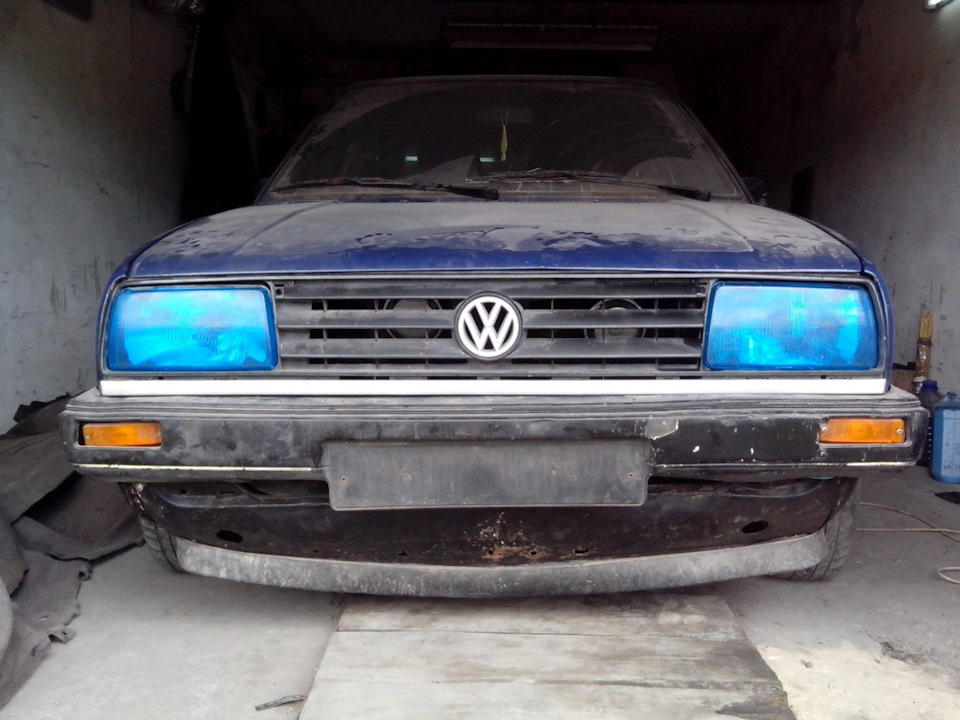 Пленка на фары — Volkswagen Jetta II, 1,6 л, 1987 года | стайлинг | DRIVE2