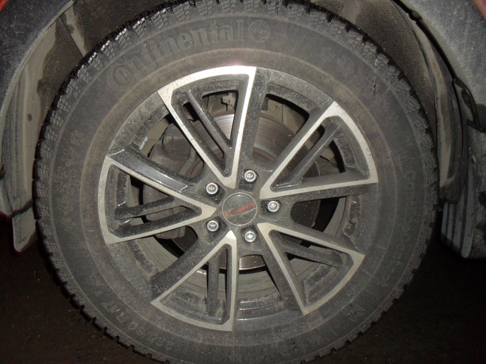 зима шипы и диски — KIA Sportage (3G), 2 л, 2011 года | колёсные диски ...