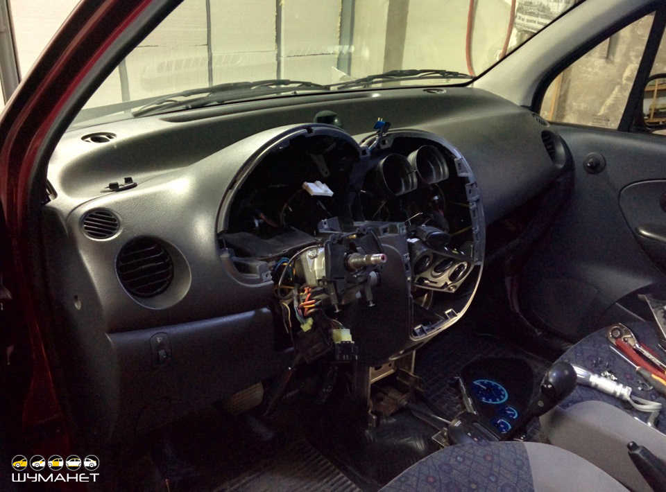 Как снять панель на дэу матиз ШВИ торпеды - вопрос закрыт! - Daewoo Matiz (M100, M150), 0,8 л, 2008 года тюнин