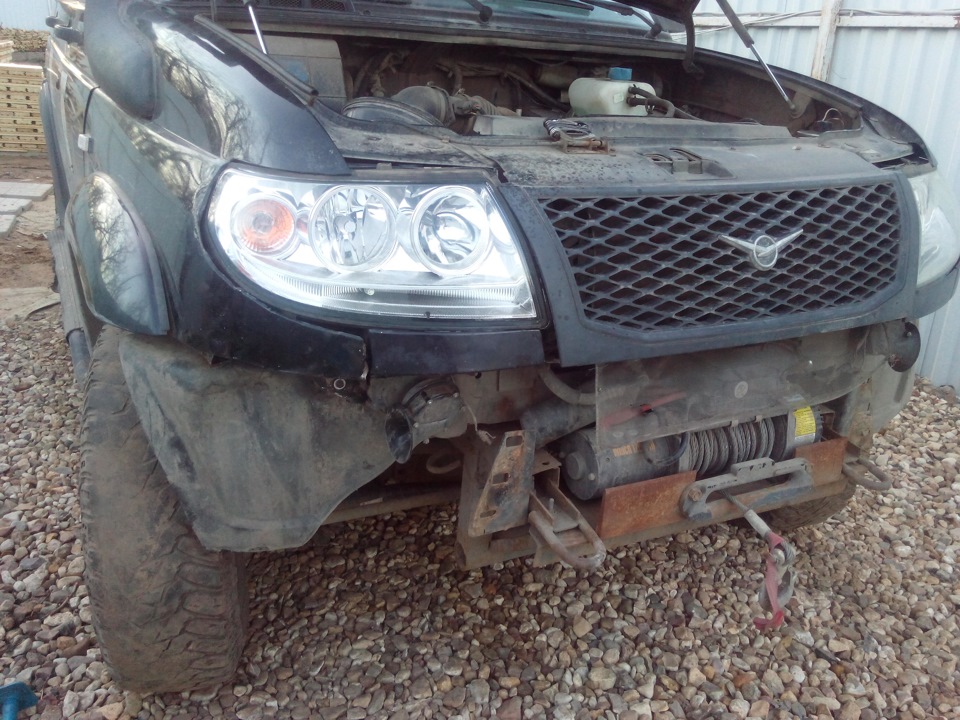 Последствия учебной езды на Патриоте — УАЗ Patriot, 2,7 л., 2010 года ...