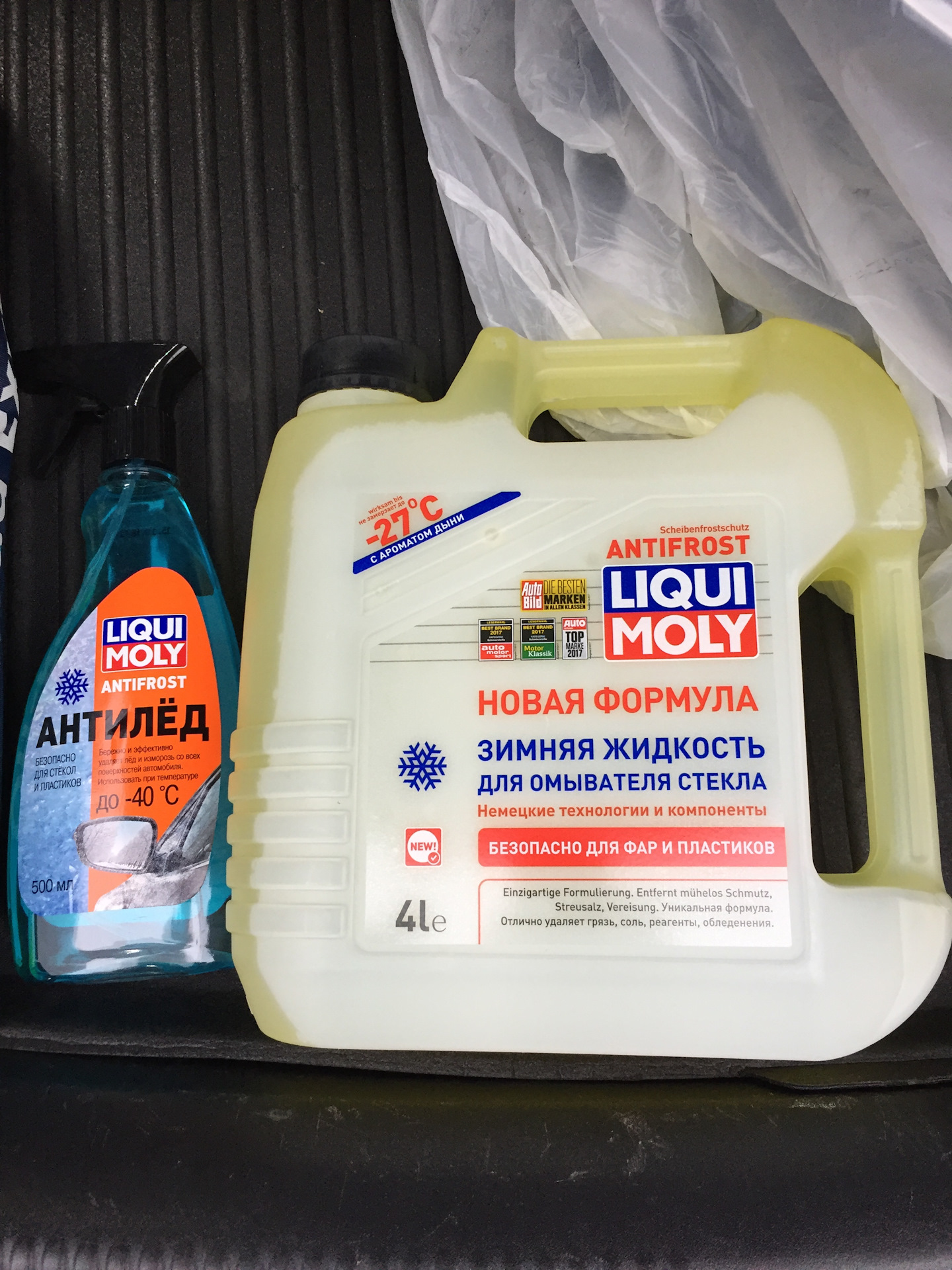 Зимняя жидкость для омывателя стекла liqui moly