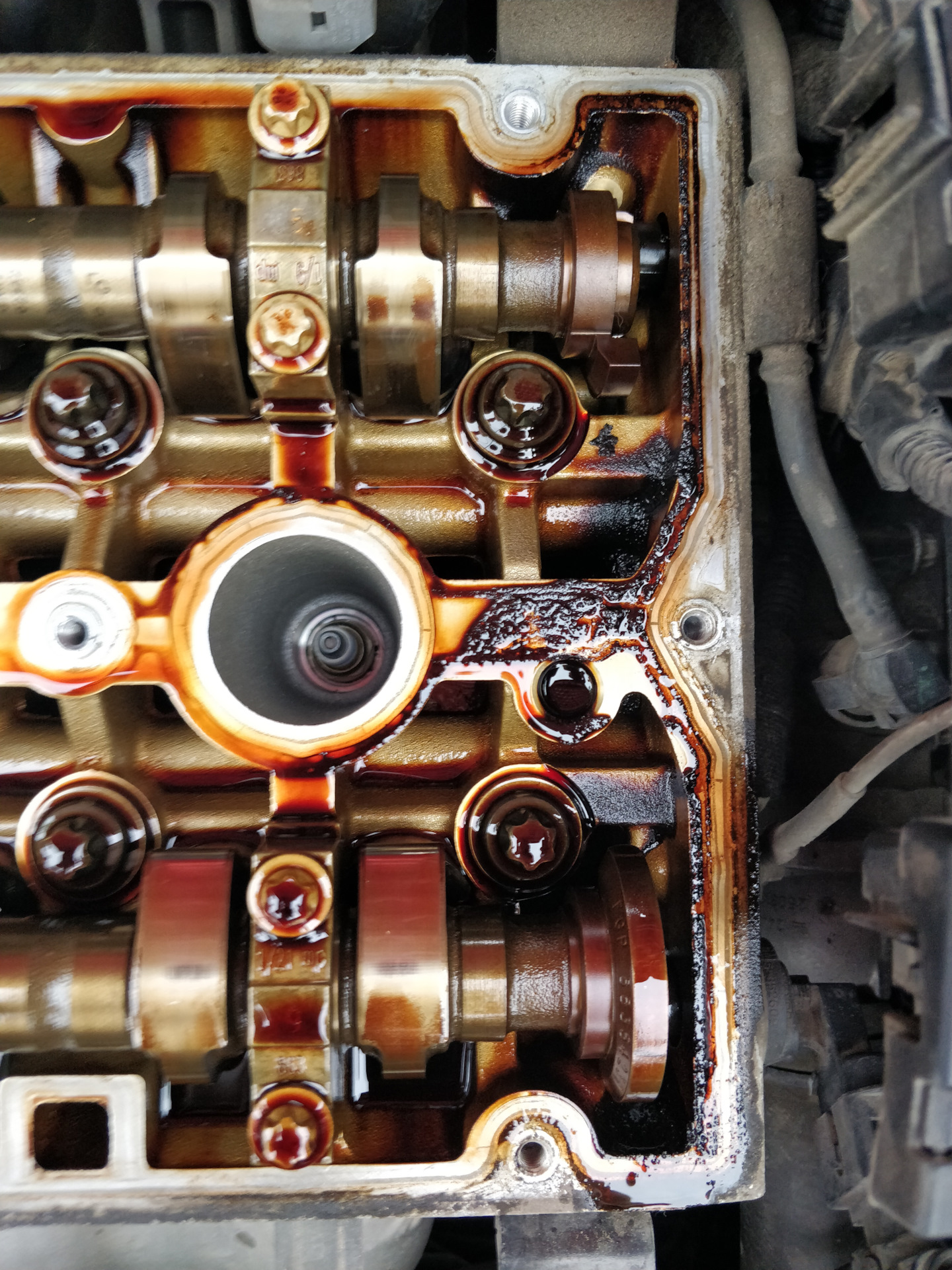 шевроле круз под клапанной. под крышкой клапанов. 4 16. под клапанной крышкой opel astra h. клапанная крышка 4b12.