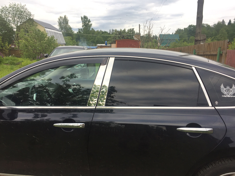 Зеркальные стойки. — Nissan Teana (J32), 2,5 л, 2011 года | аксессуары ...