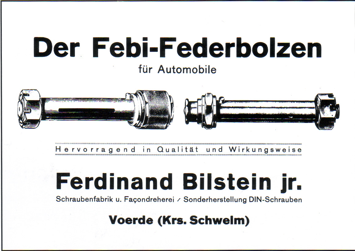 Valecasta. BILSTEIN Group. Ferdinand BILSTEIN GMBH + co. kg. FEBI реклама.