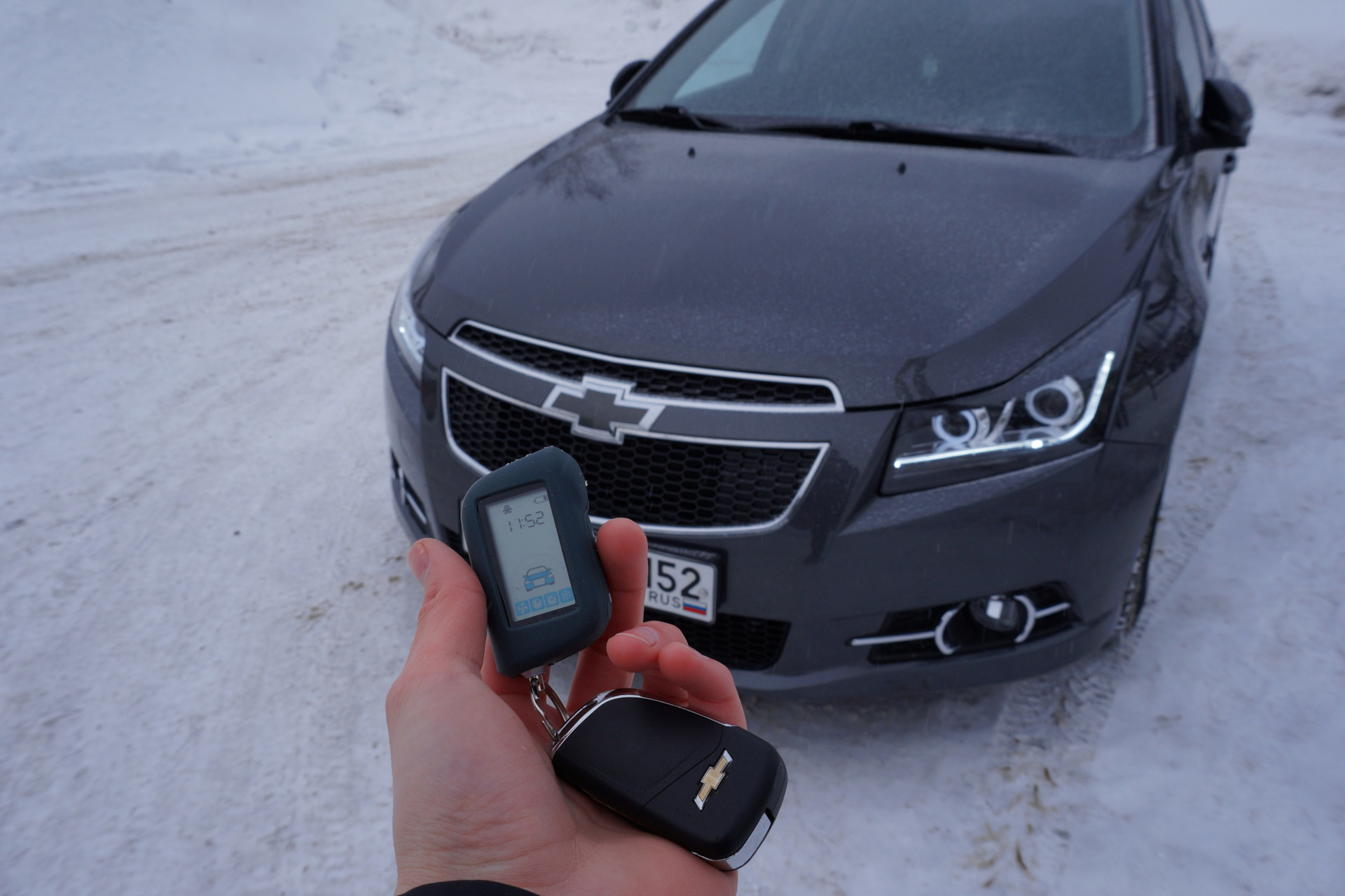 ✘ Сигнализация 𝓢𝓽𝓪𝓻𝓛𝓲𝓷𝓮 𝓐93 𝓥2 — Chevrolet Cruze (1G), 1,6 л,  2012 года | электроника | DRIVE2