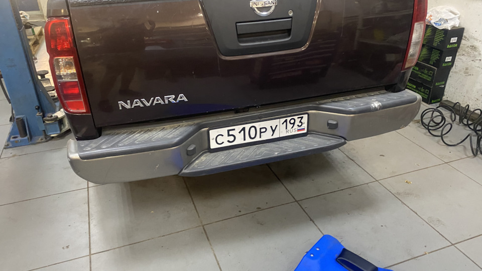 Силовой бампер РИФ — Nissan Navara (2G), 2,5 л, 2008 года | другое | DRIVE2