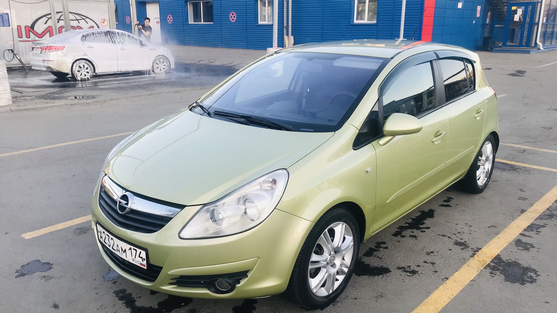 Opel Corsa D 1.4 бензиновый 2007 | Зеленый змей(: на DRIVE2