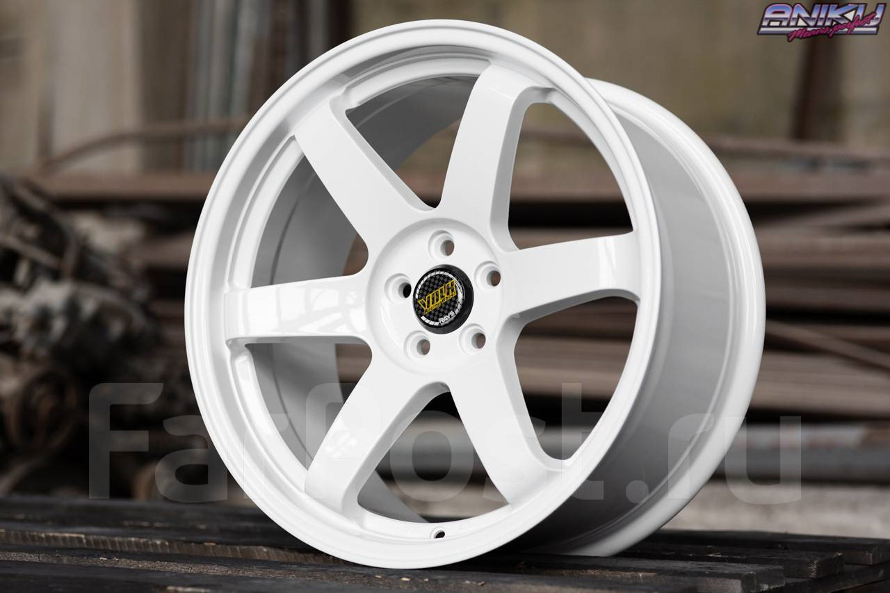 31 900. Volk Racing r18 5x100. Купить диски r18 Volk белый.