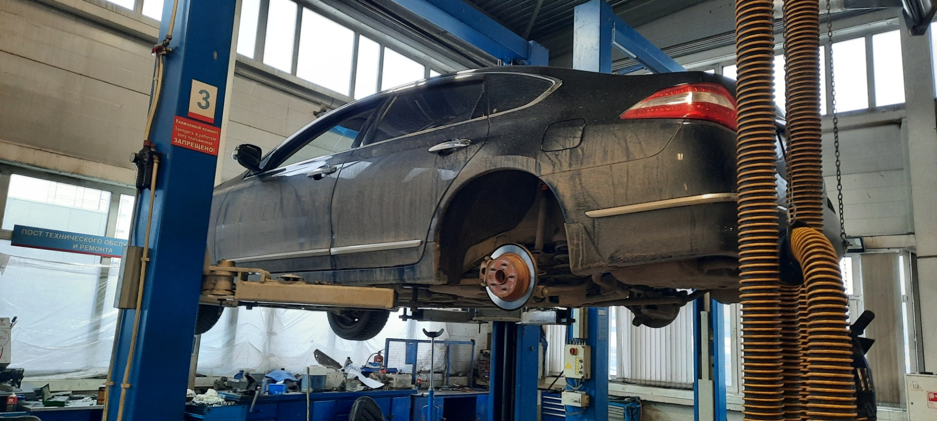 Замена сайлентблоков для развала — Nissan Teana (J32), 2,5 л, 2010 года ...