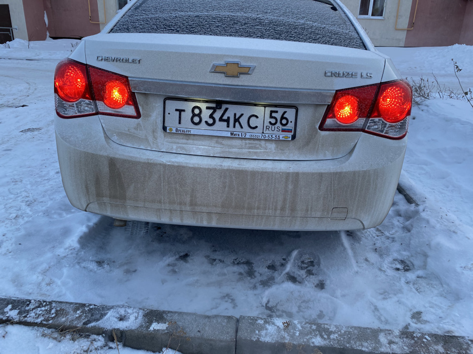 Задние ПТФ+габариты — Chevrolet Cruze (1G), 1,8 л., 2012 года | своими ...