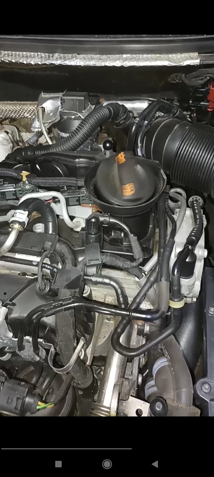 Passat b 7 ревизия ВКГ " блидер" или как должна вести себя крышка масло ...