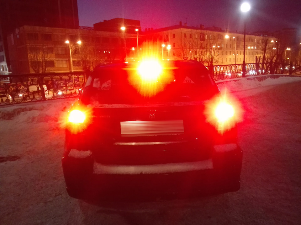 Светодиоды в стоп-сигналы/габариты — Dodge Caliber, 1,8 л, 2008 года ...