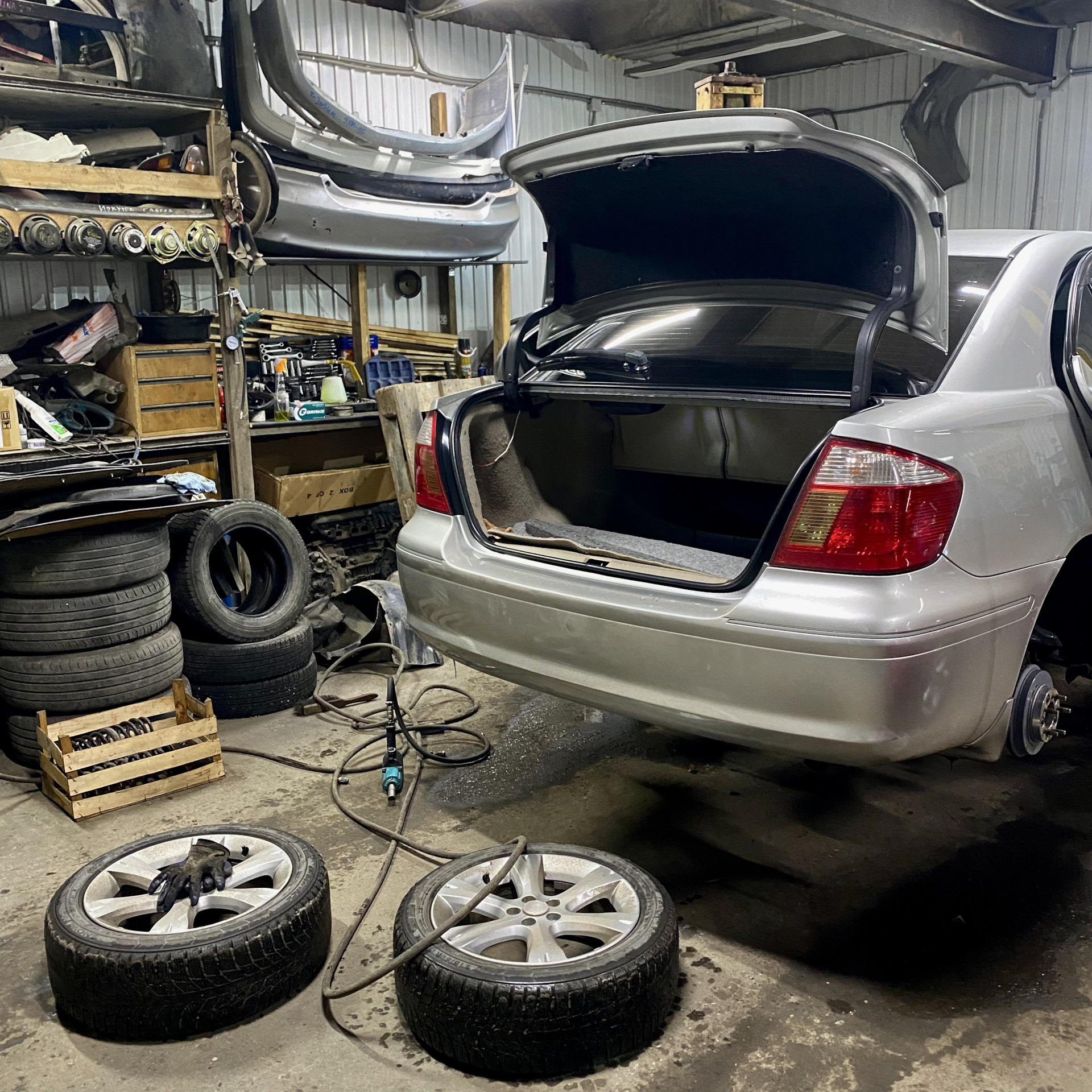 Грохот задней подвески на неровностях — Toyota Premio (T240), 1,8 л ...