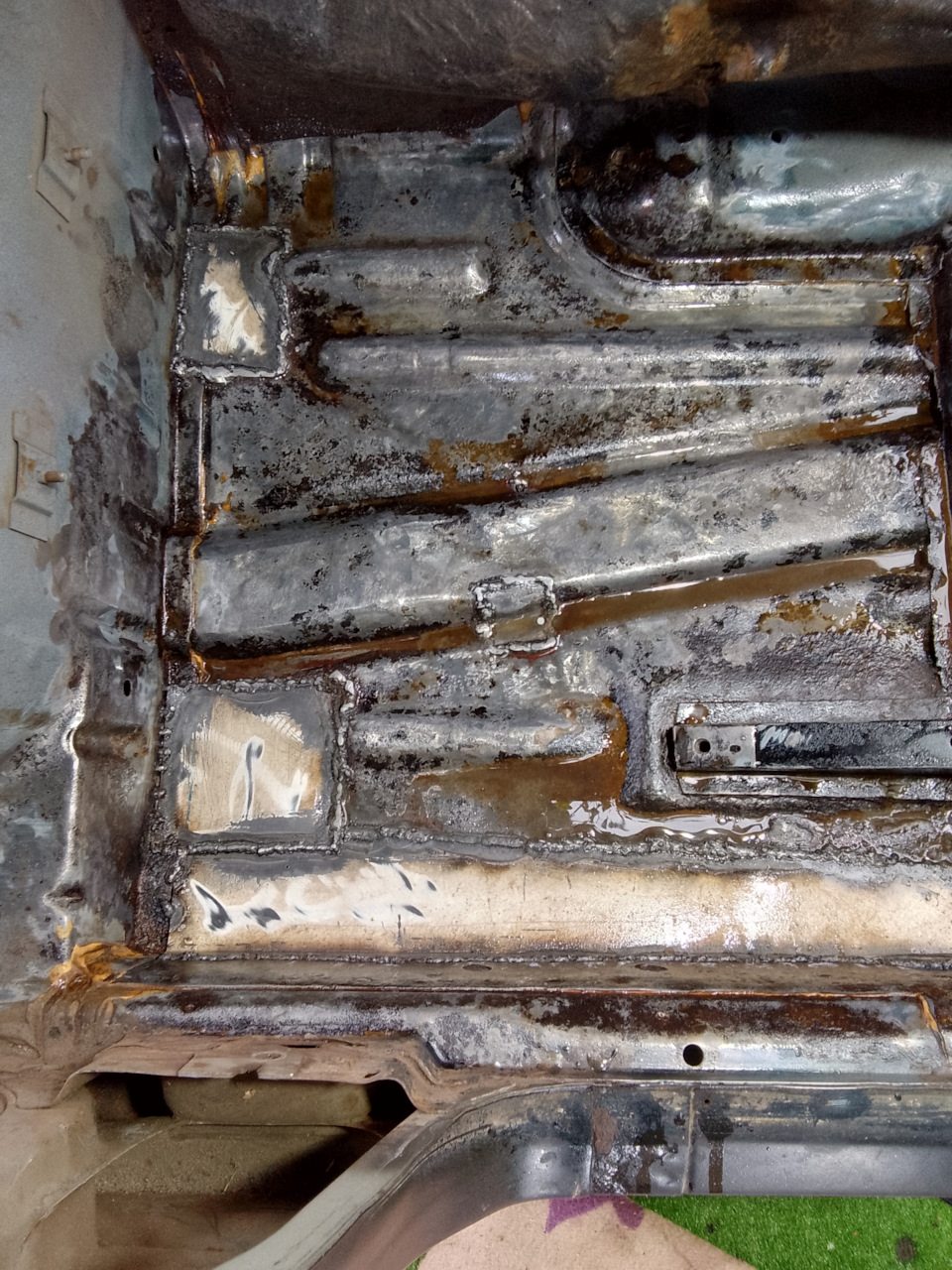 Преобразователь ржавчины в деле — Lada 112 Coupe