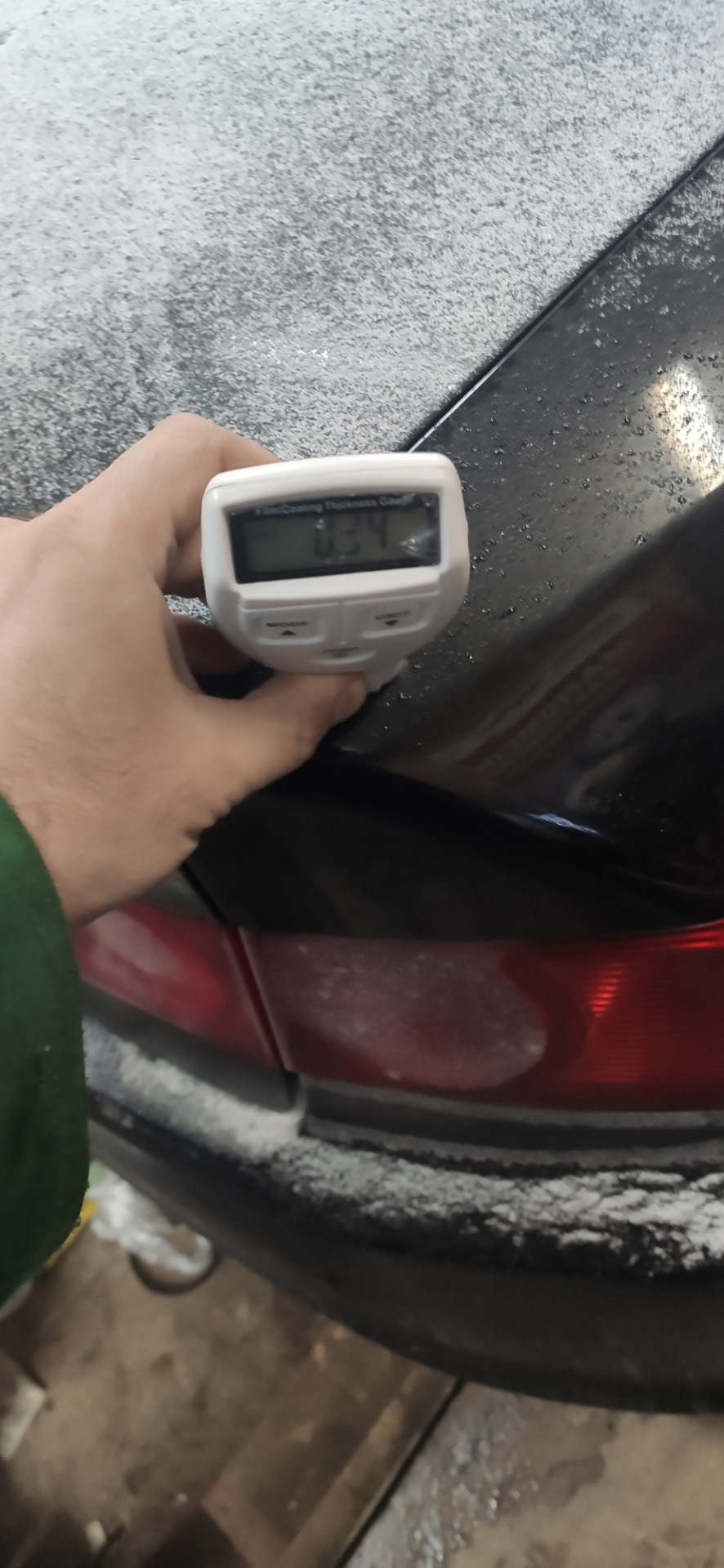 Показания толщиномера — Honda Accord (7G), 2,4 л, 2007 года ...