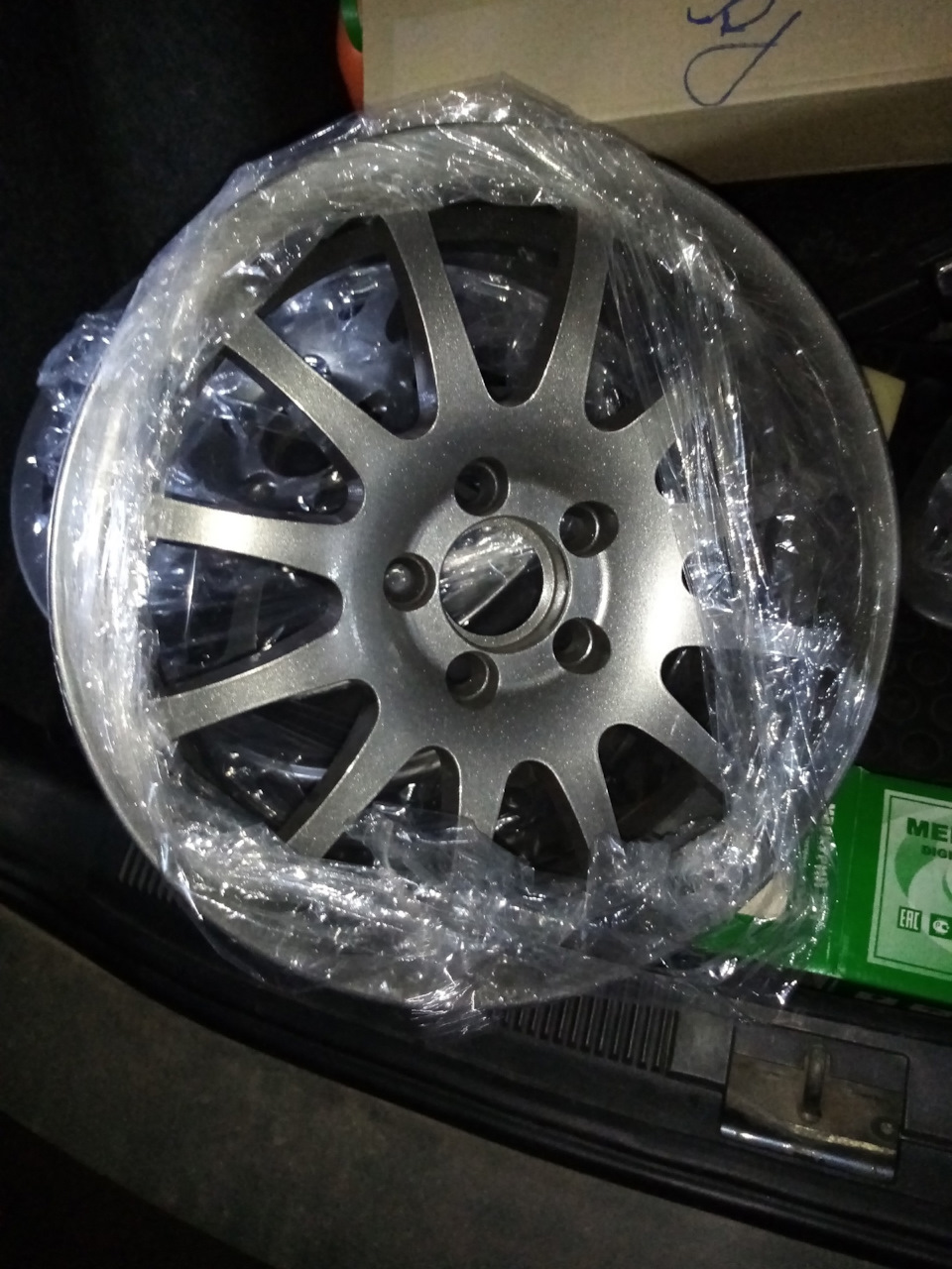 Покраска дисков — Skoda Octavia Combi A4 Mk1, 1,4 л, 2007 года ...
