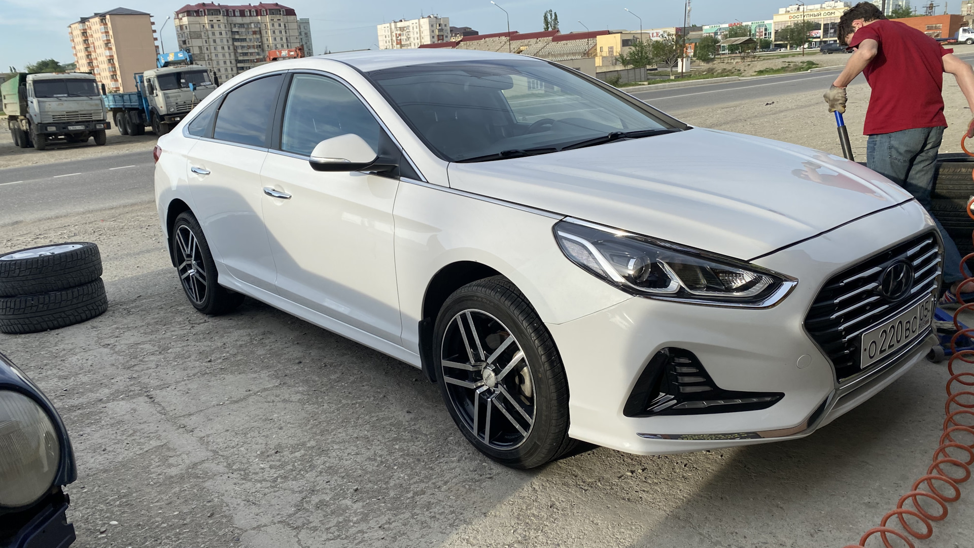 Hyundai Sonata VII (LF) 2.0 бензиновый 2018 | Белое Облако на DRIVE2