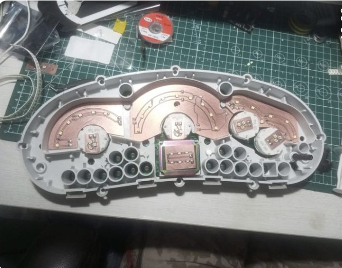 Пересвет Щитка Приборов с Плавным розжигом, пересвет блока обогрева ...