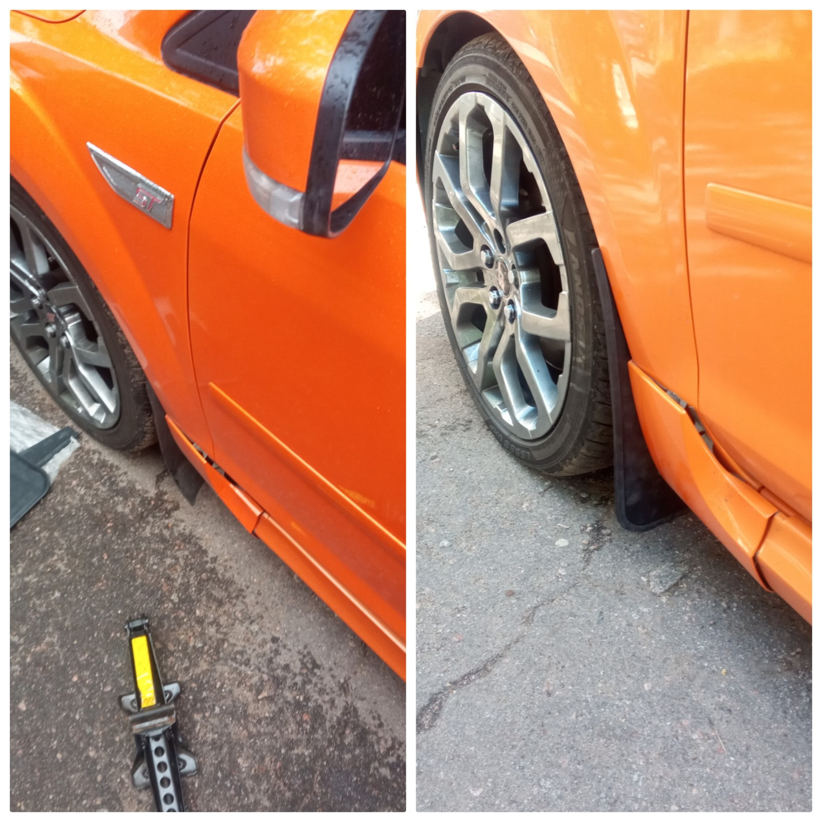 Передние брызговики форд фокус ст — Ford Focus ST II, 2,5 л, 2006 года ...