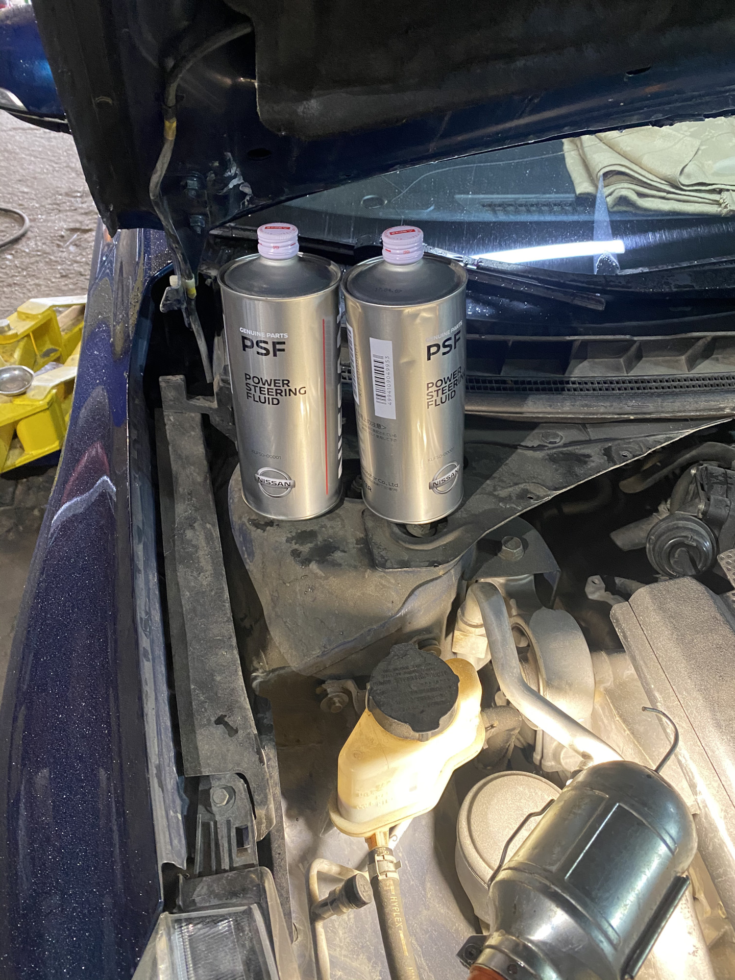 Жижа в гур psf — Nissan Teana (J32), 2,5 л, 2009 года | визит на сервис ...
