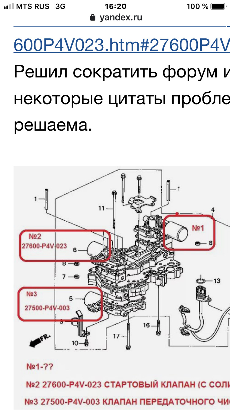 Схема вариатора хонда hr v