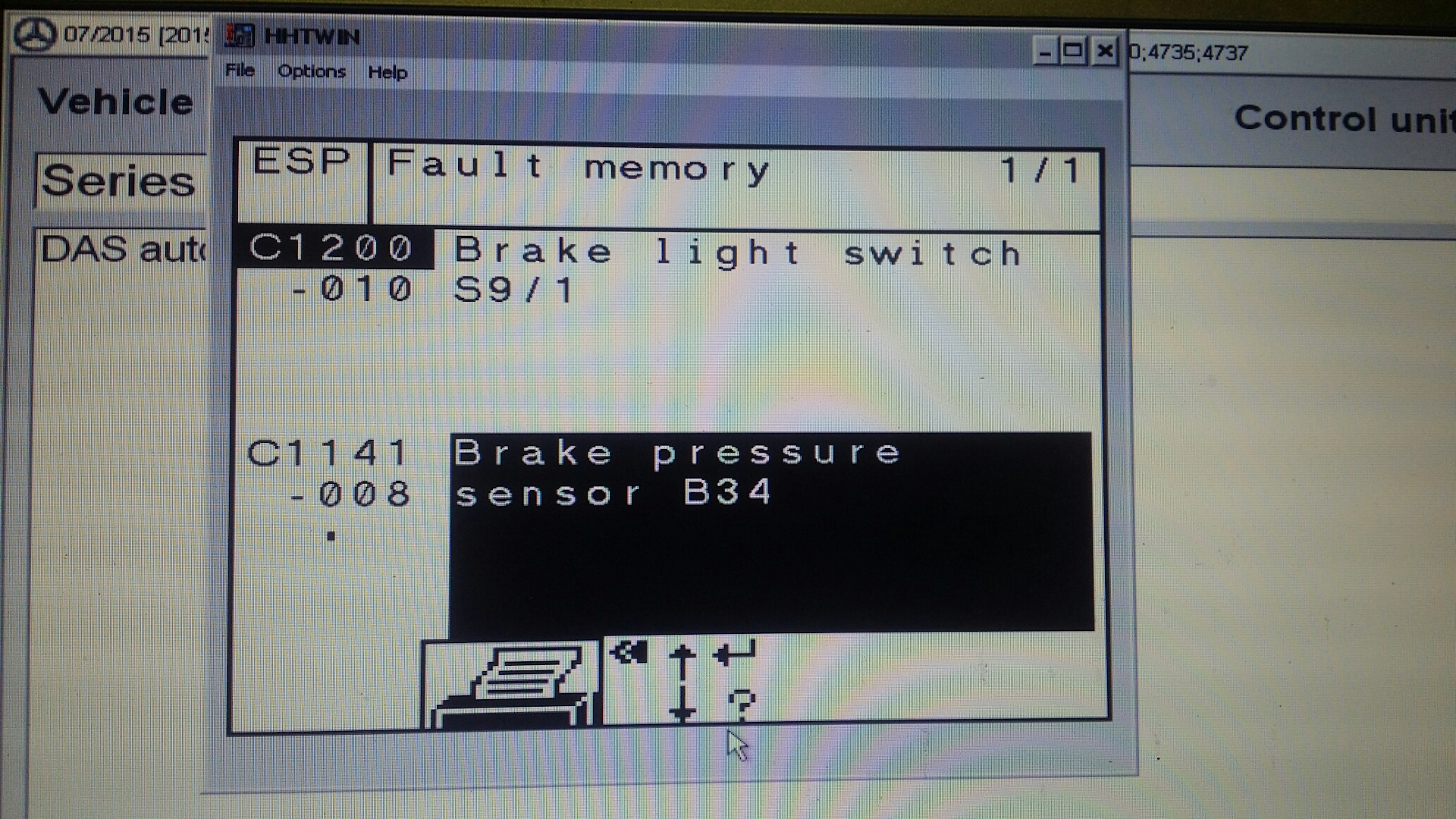 Беда не приходит одна опять BAS ESP ABS ошибка по датчику давления ...