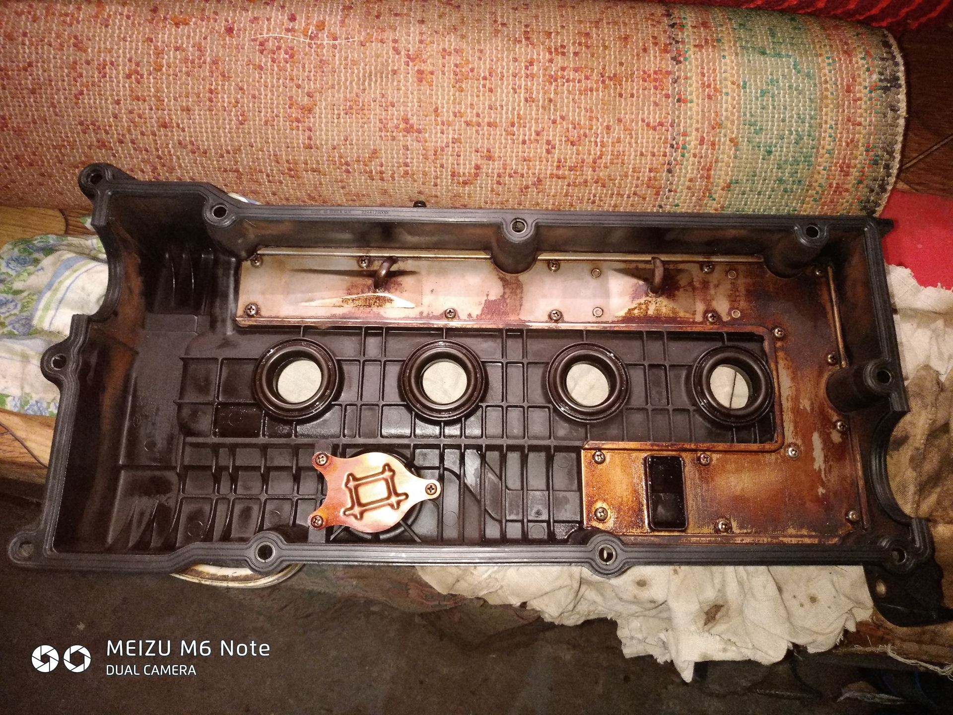 Прокладка клапанной крышки — Hyundai Accent (2G), 1,5 л, 2008 года ...