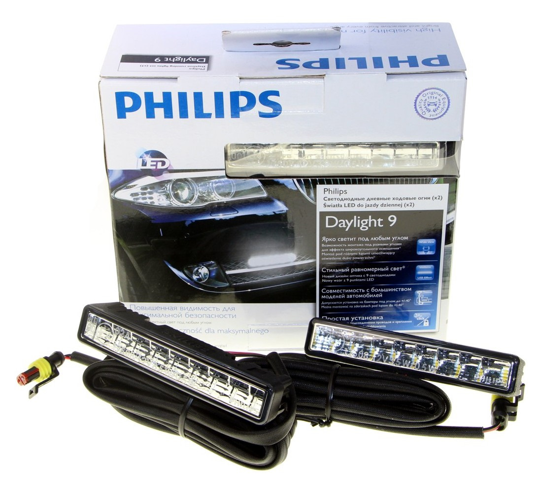 Ходовые филипс. Philips led Daylight 9 12831wledx1. ДХО Philips Daylight 9. Ходовые огни Philips 12v Daylight 9 12831wledx1. Philips led Daylight 9.