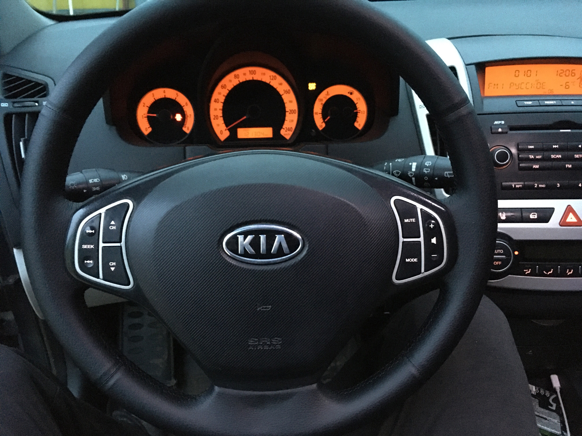 Перетяжка руля kia ceed jd