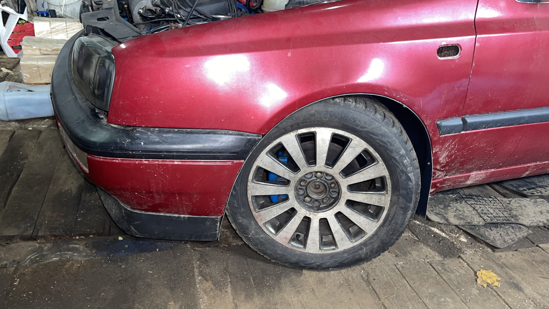 Подкрылки, бампер — Volkswagen Golf Mk3, 2,8 л, 1992 года | кузовной ...