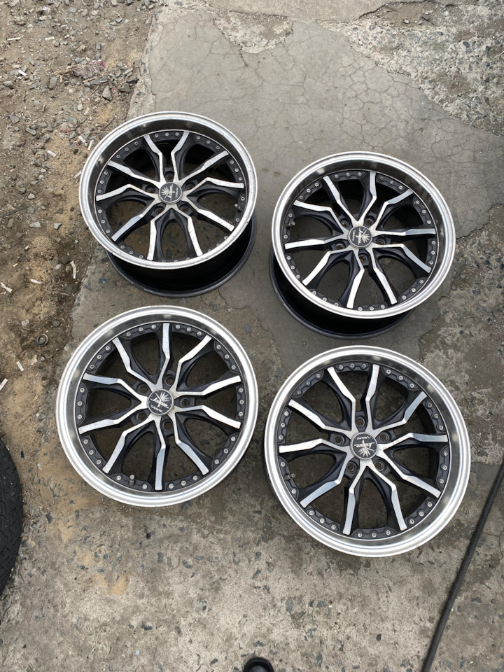 Литые диски Weds 7,5Jx17 ET45 5x114,3 на Toyota Celsior (20), Toyota ...