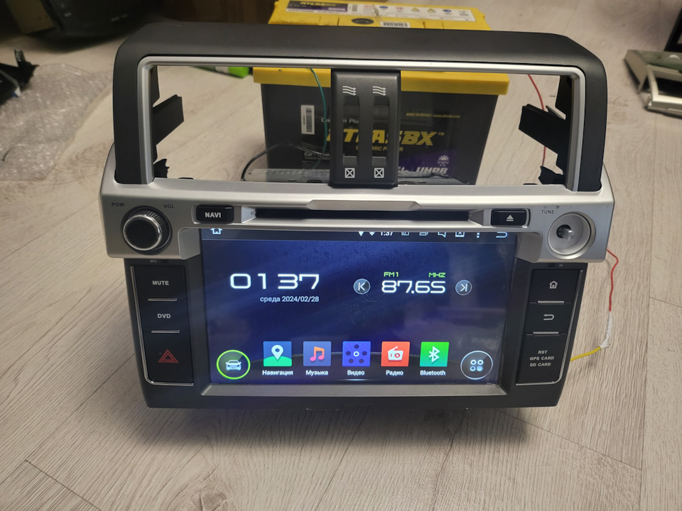 Магнитола Android Prado 150 2013-2017 на Toyota Land Cruiser Prado 150 ...