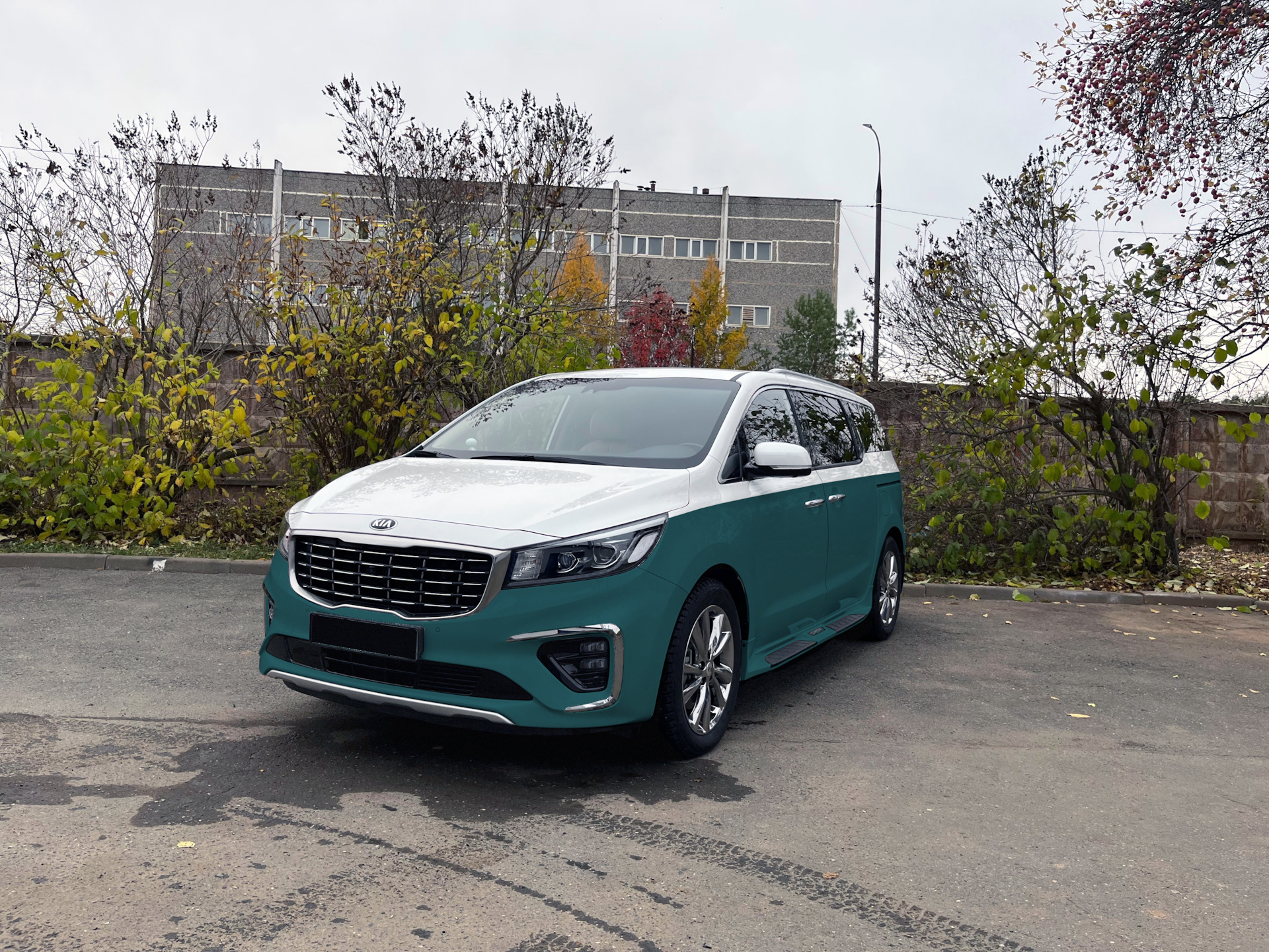 А не затянуть ли в пленку? — KIA Carnival (3G), 2,2 л, 2019 года ...