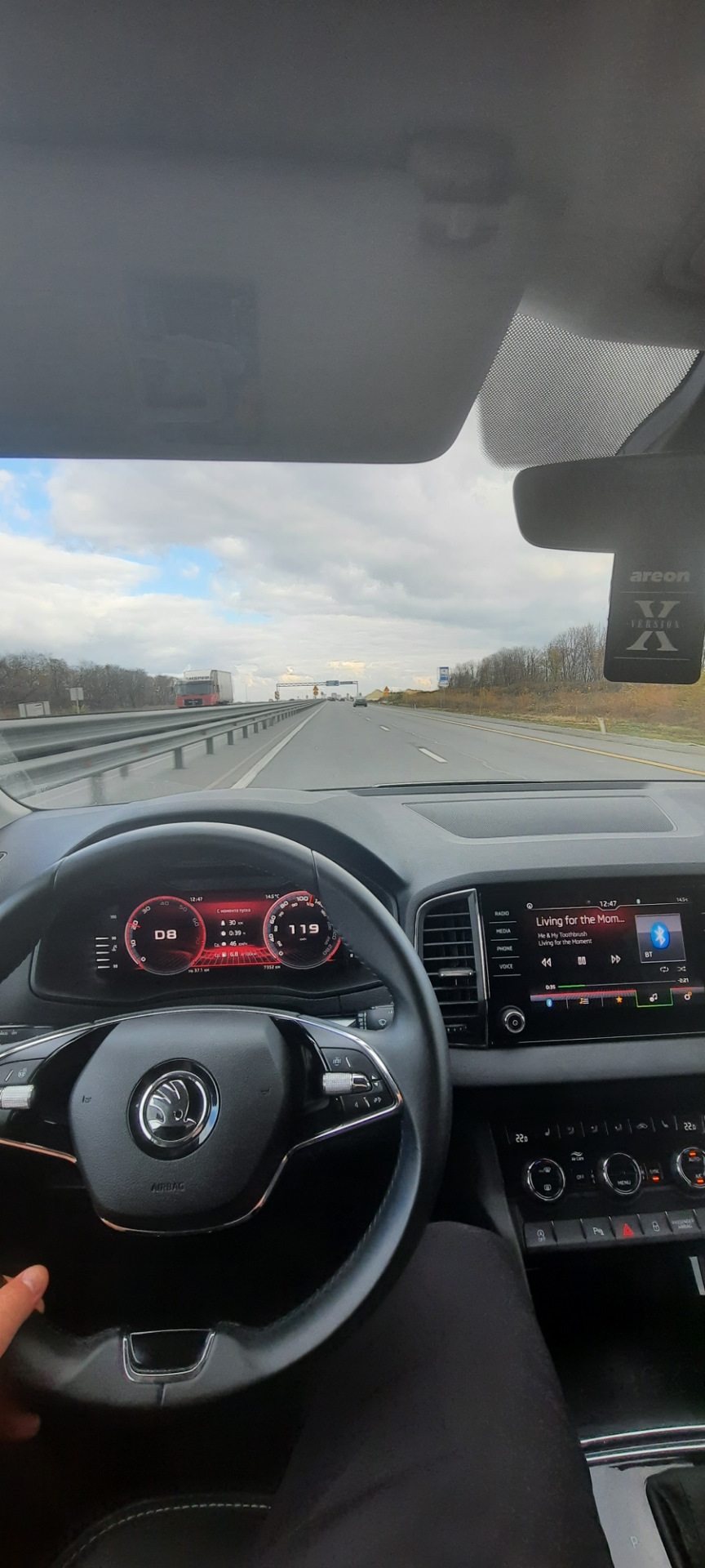 Виртуальная приборная панель — Skoda Karoq, 1,4 л, 2021 года ...